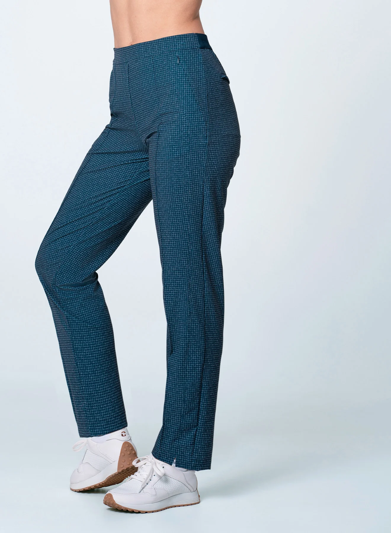 Boucle Grid Pull On Pant - Image 2