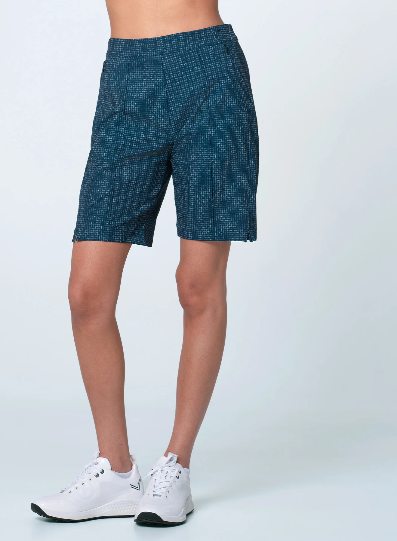 Boucle Grid Pull On Short