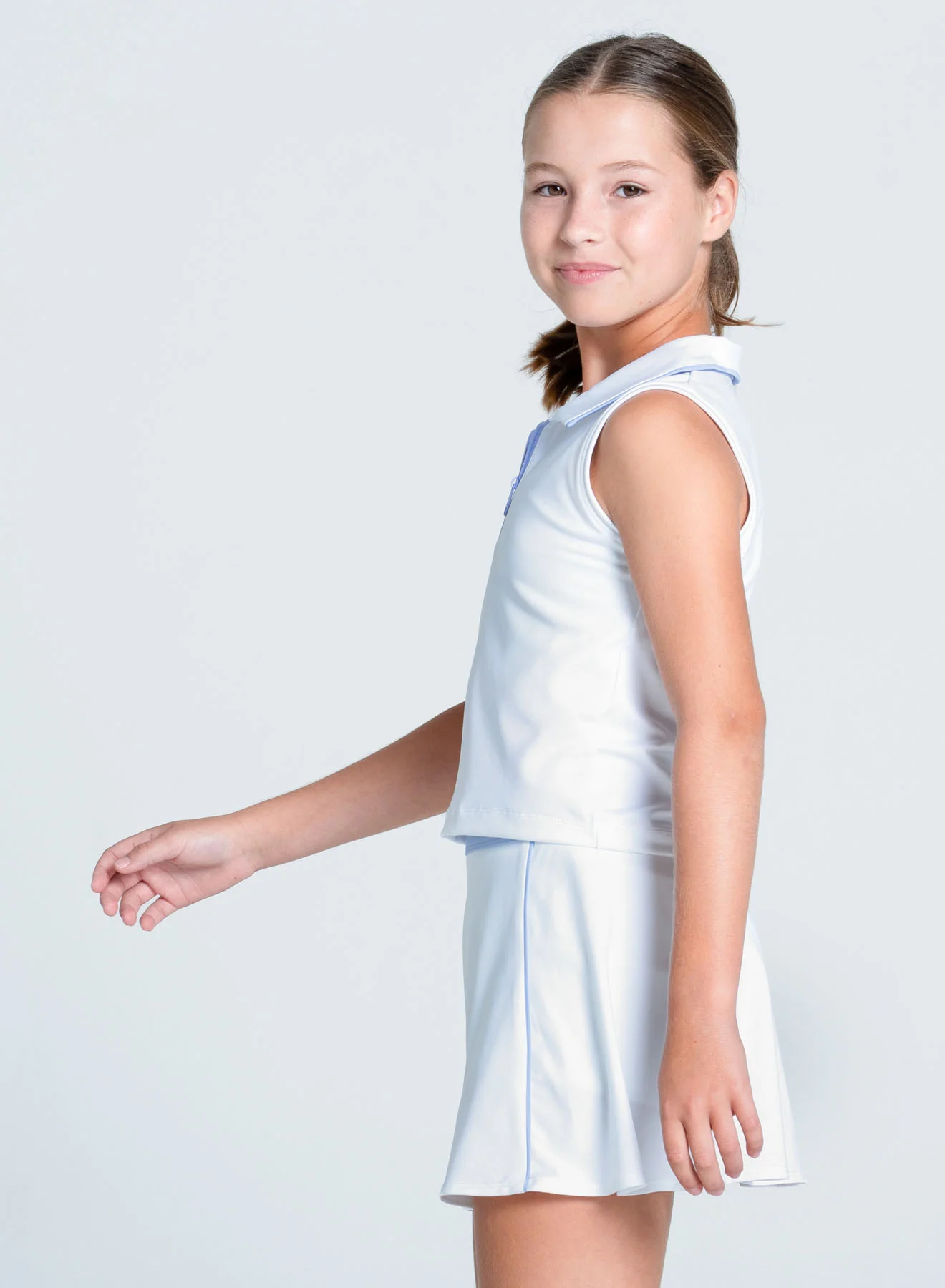 Club Zip Sleeveless Polo - Image 3