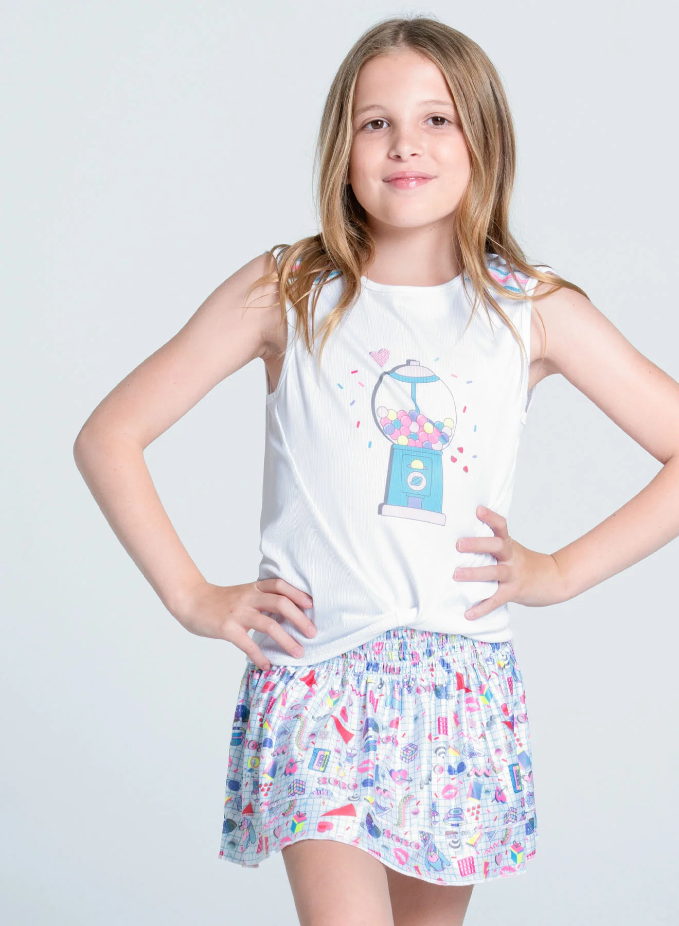 Diva Smocked Skirt- Girls - Image 5