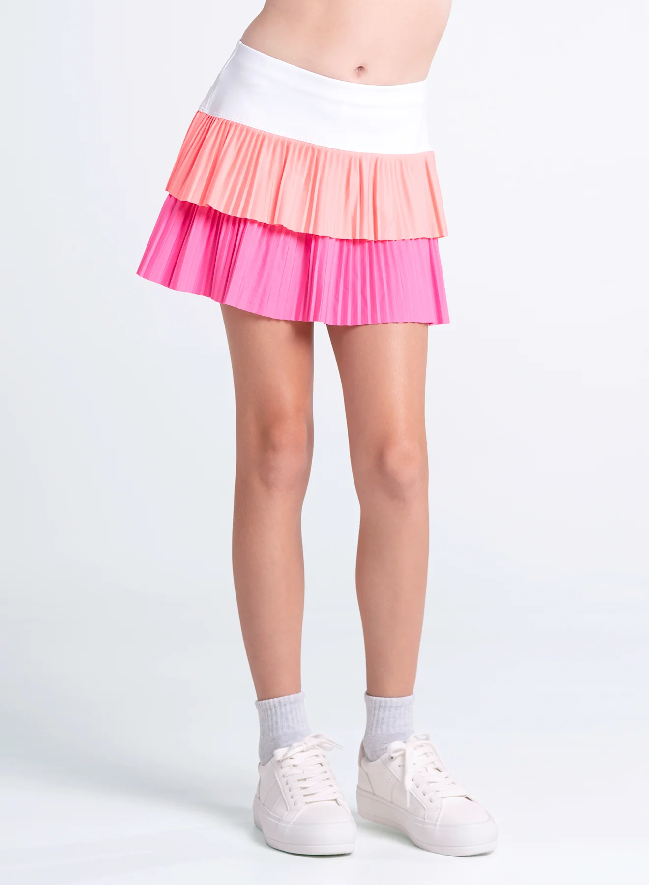 Doubles Pleated Skirt- Girls