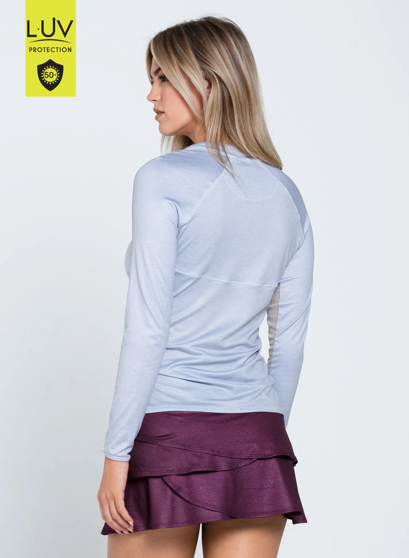 Heather High Low Breezy Long Sleeve - Image 4