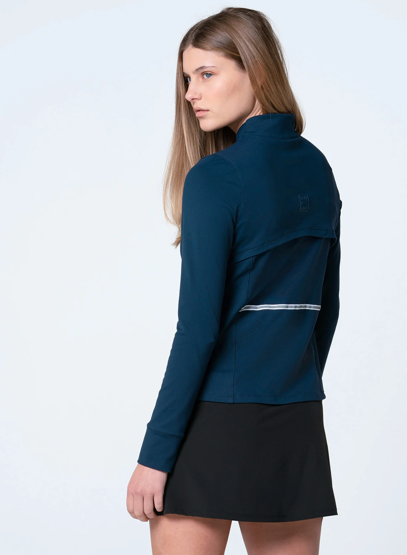 High Neck Zip Jacket - Image 4