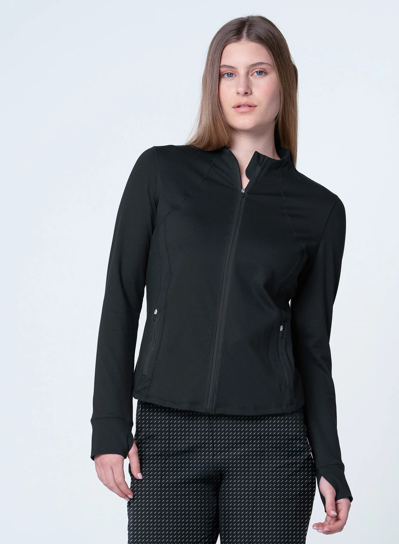 High Neck Zip Jacket