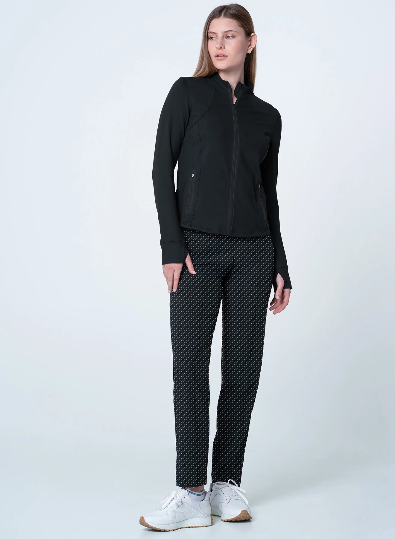 High Neck Zip Jacket - Image 2