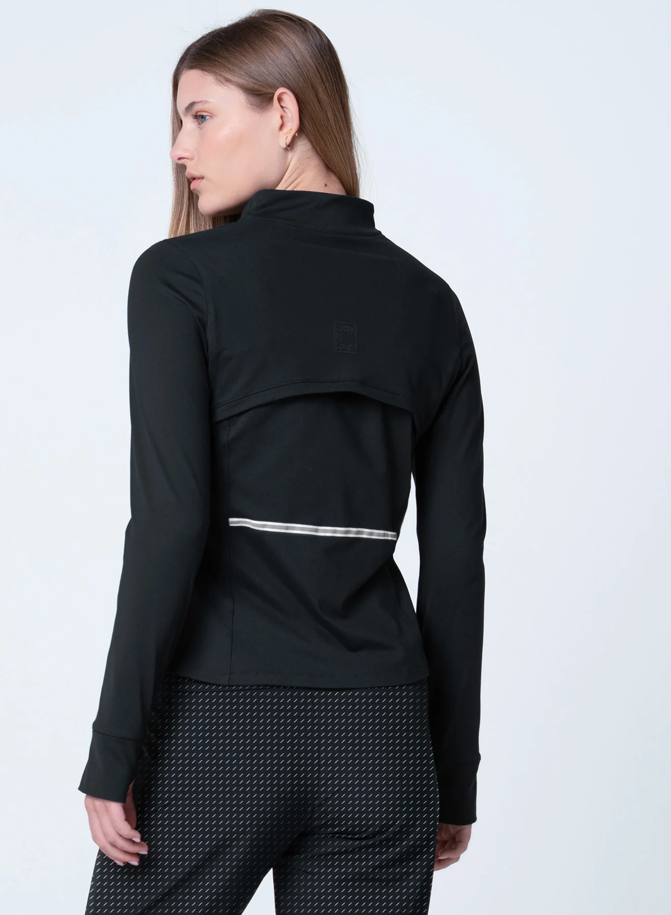 High Neck Zip Jacket - Image 4