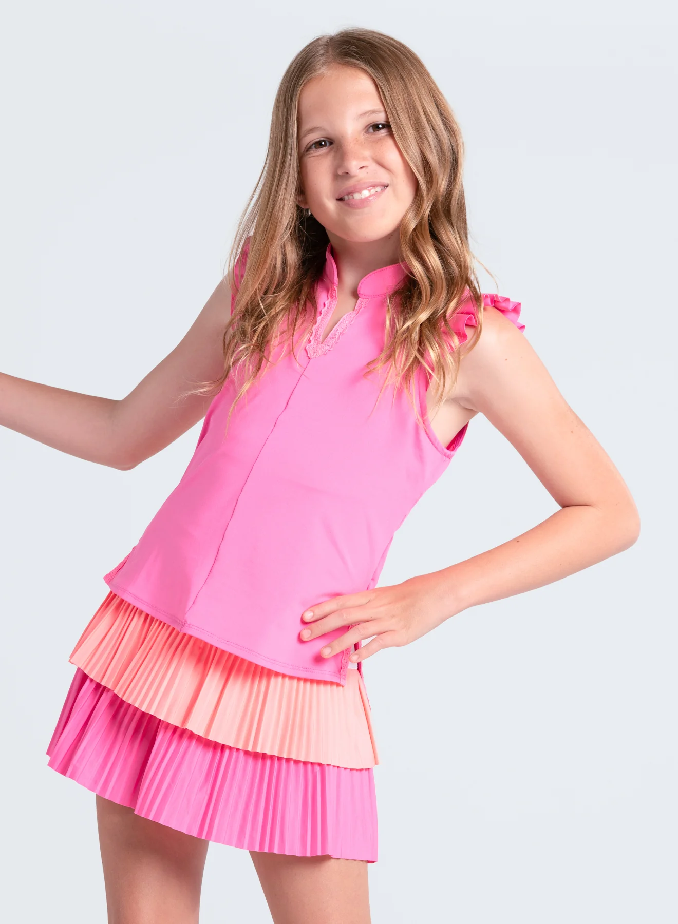 Lace Frill Tank