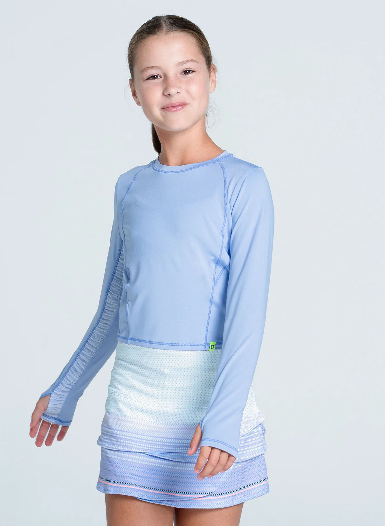 Lavender Love Scallop Skirt-Girls - Image 5