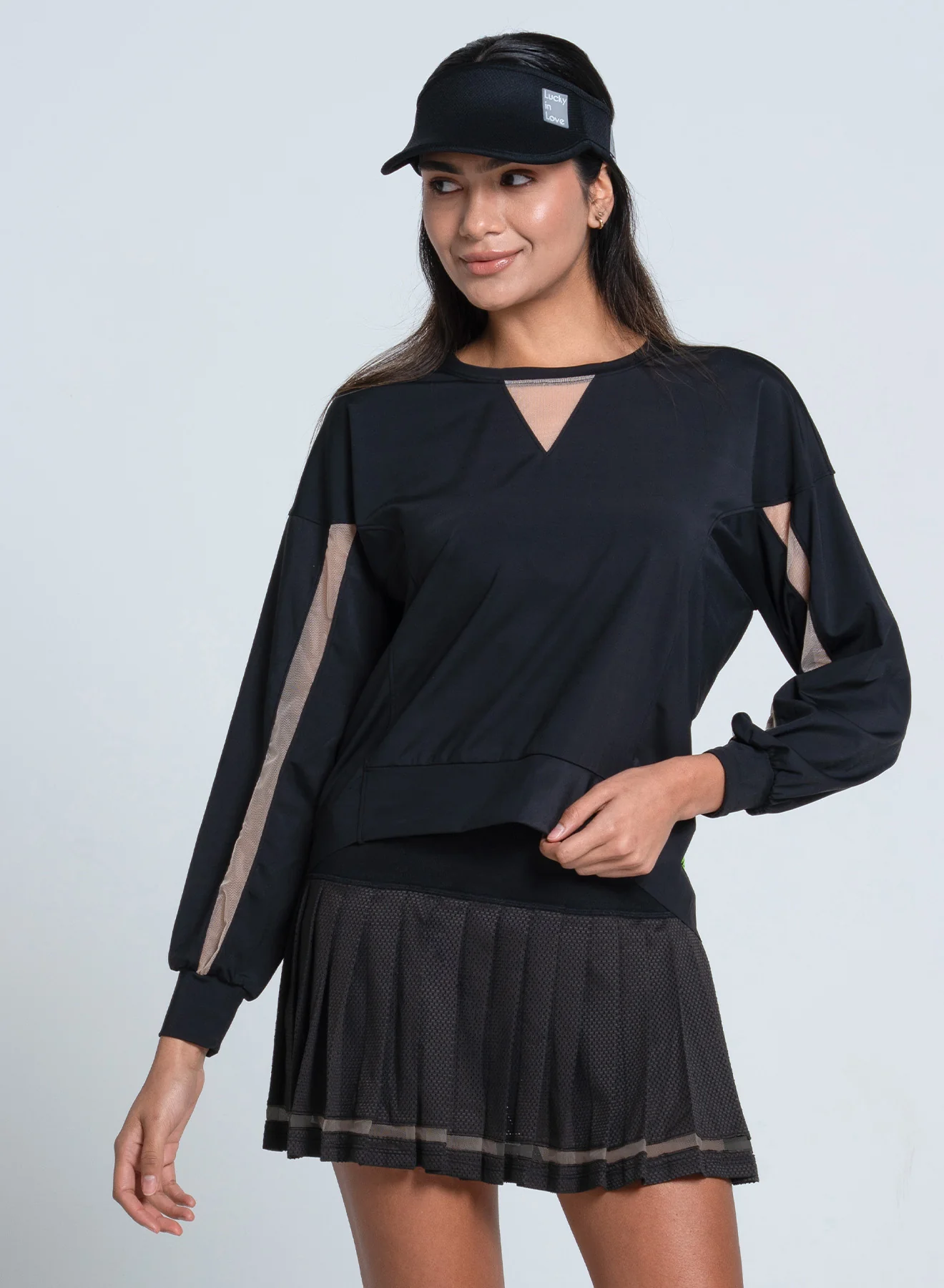 Long Be Tulle Pleat Skirt - Image 5