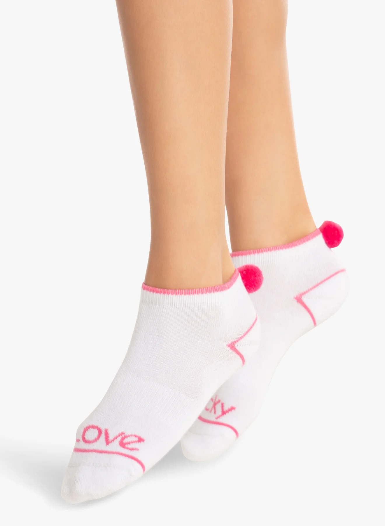 Lucky Pom Low Cut Socks - Image 2