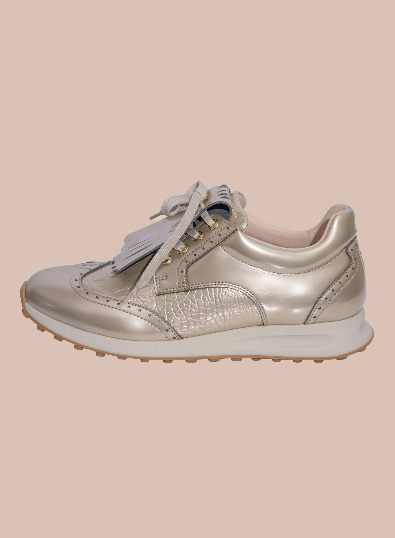 Lucky X Duca Del Cosma Gold Shoe - Image 4
