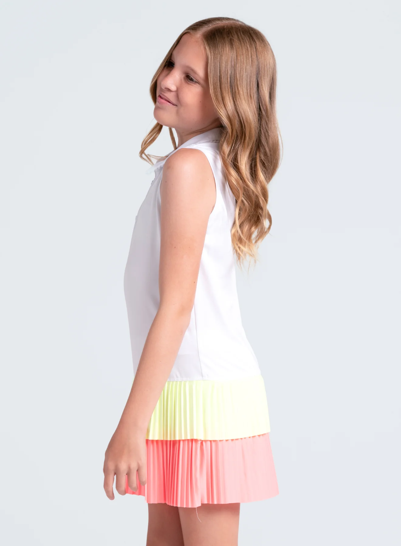 Match Pleated Polo Dress - Image 3