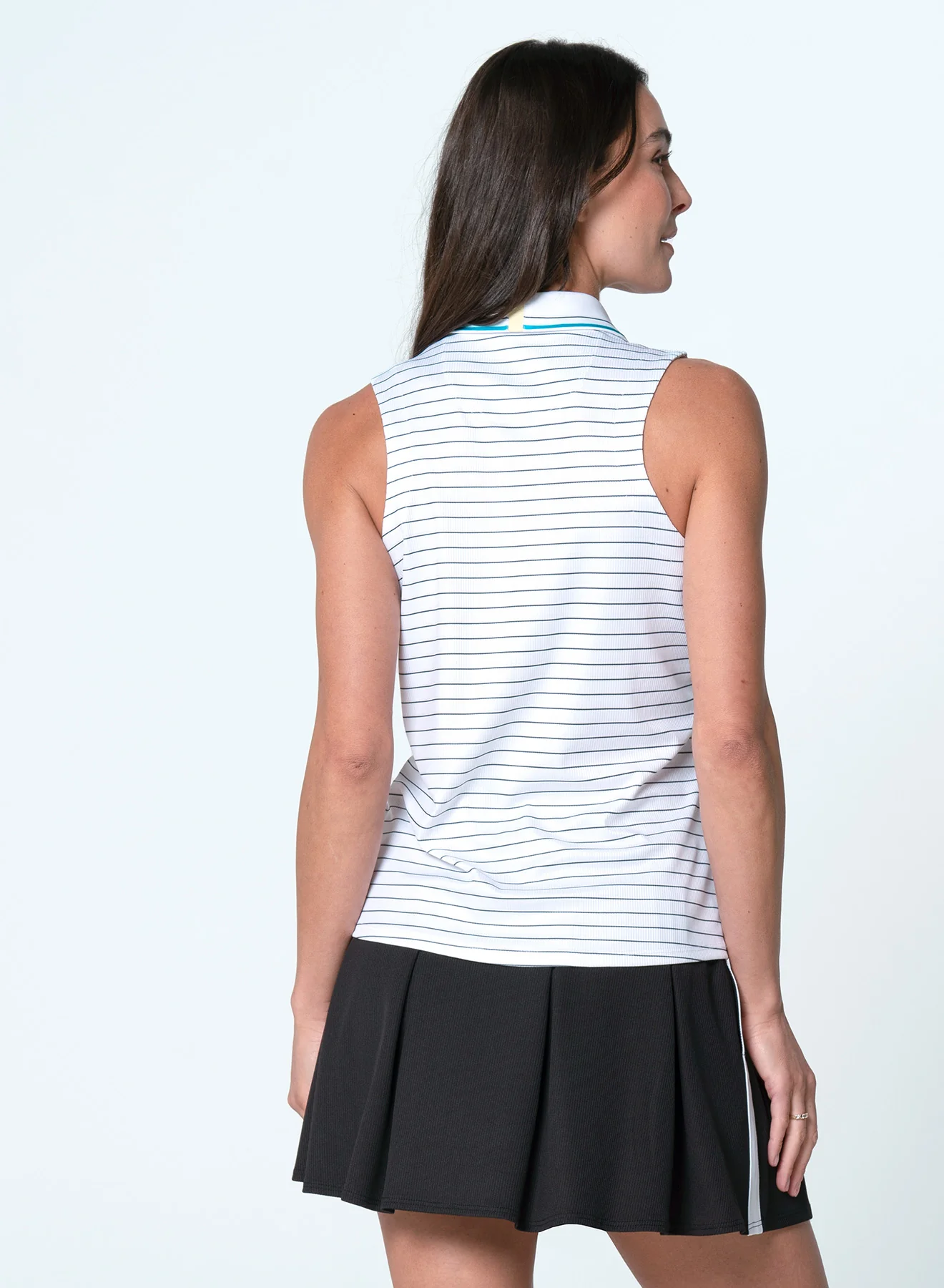 Pinstripe Zip Tank - Image 4
