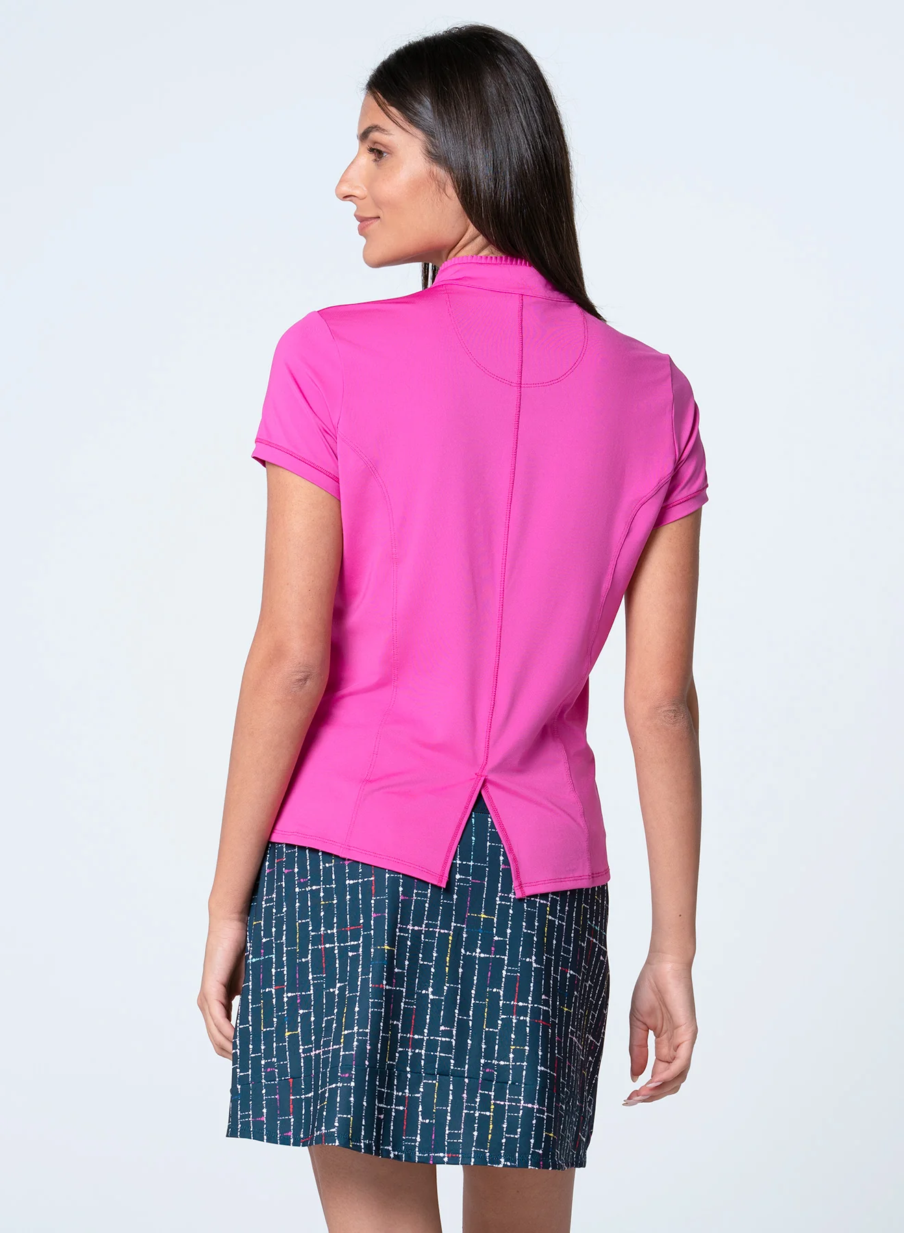 Pleated Placket Short Sleeve - Image 4