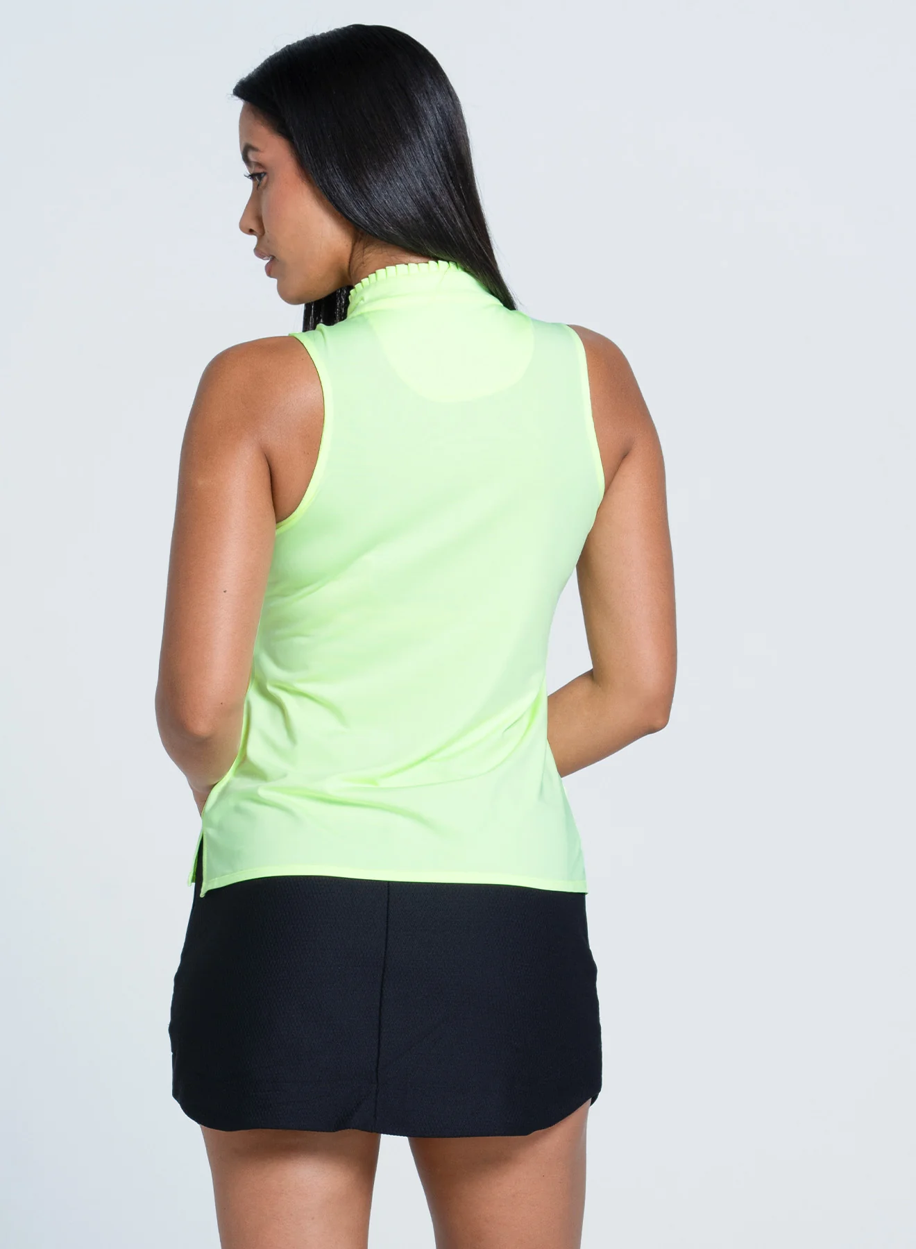Pleated Placket Sleeveless - Image 4