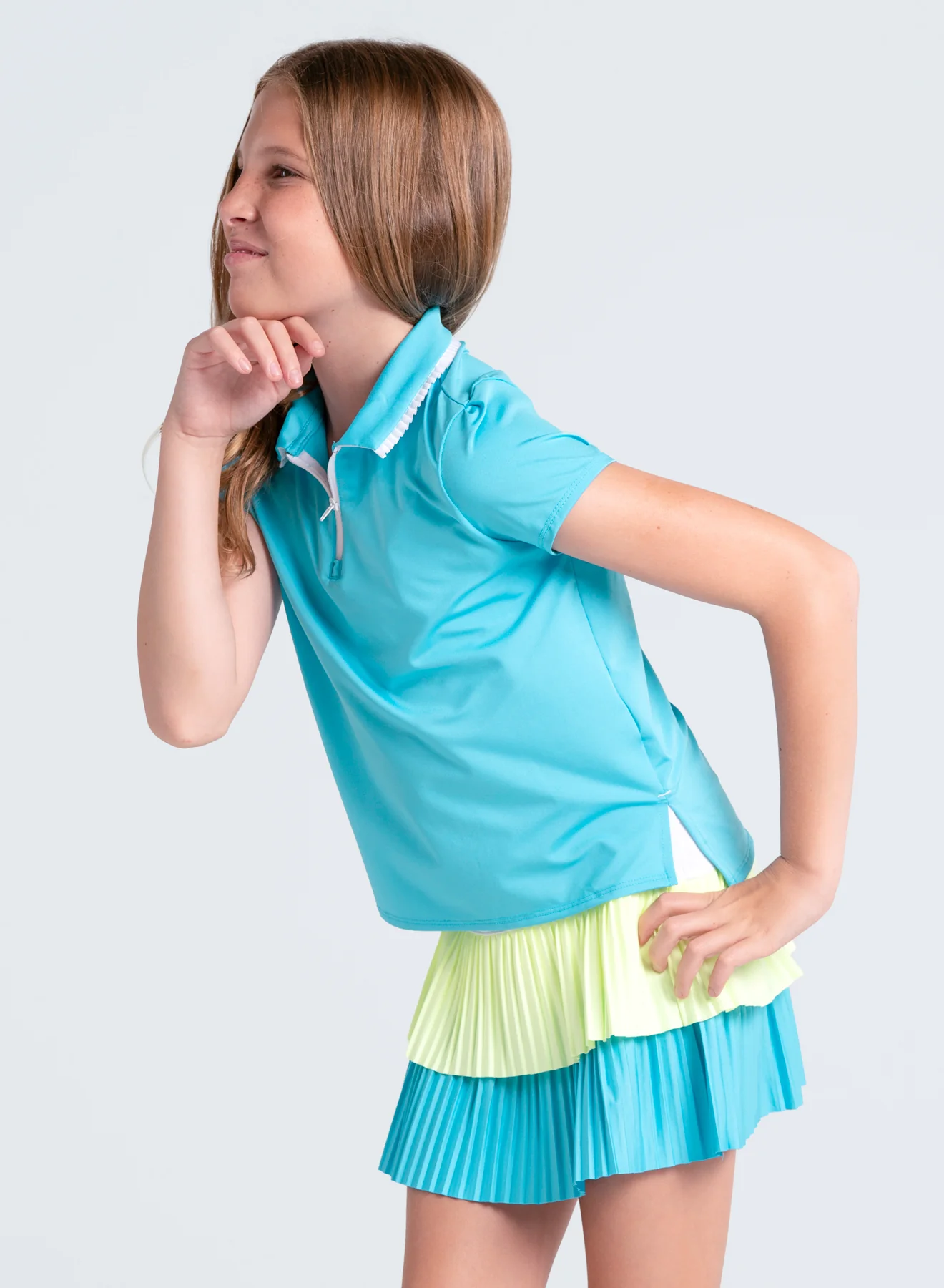 Pleated Polo Short Sleeve - Image 3