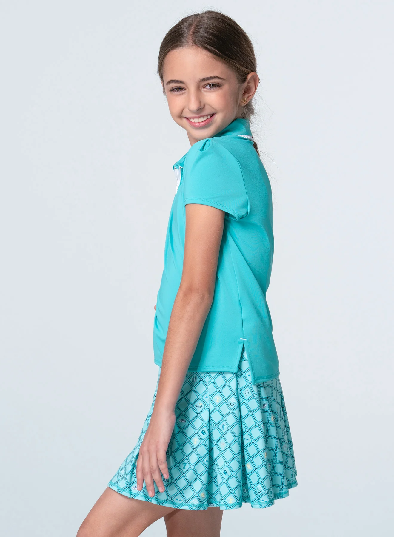 Pleated Polo Short Sleeve - Image 3