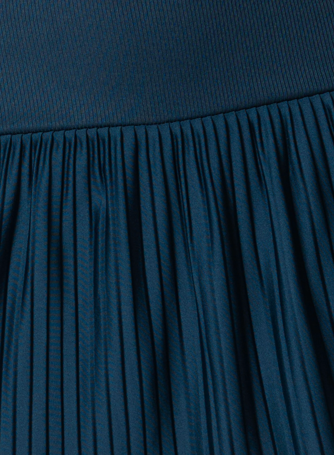 Racer Rib Pleated Skirt - Image 5