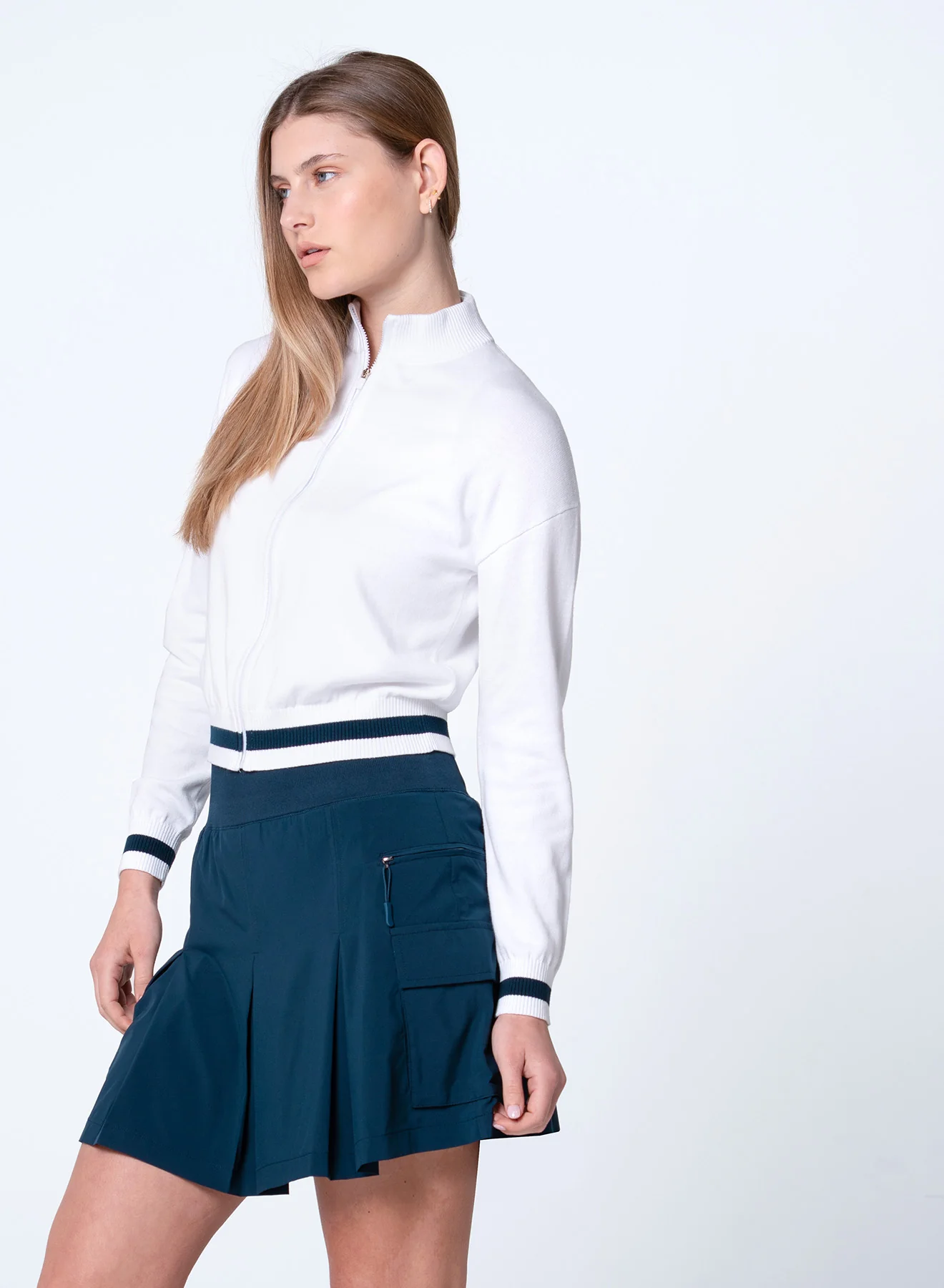 Rally Mock Neck Cardigan - Image 3