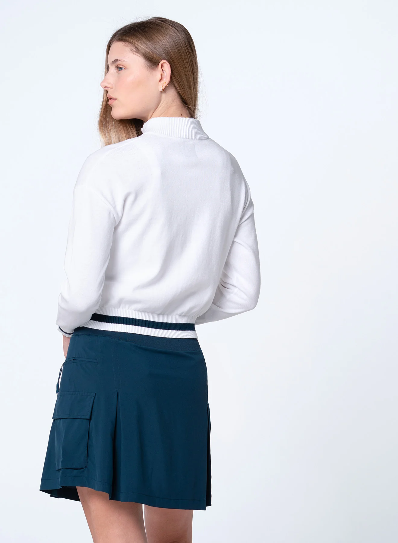 Rally Mock Neck Cardigan - Image 4