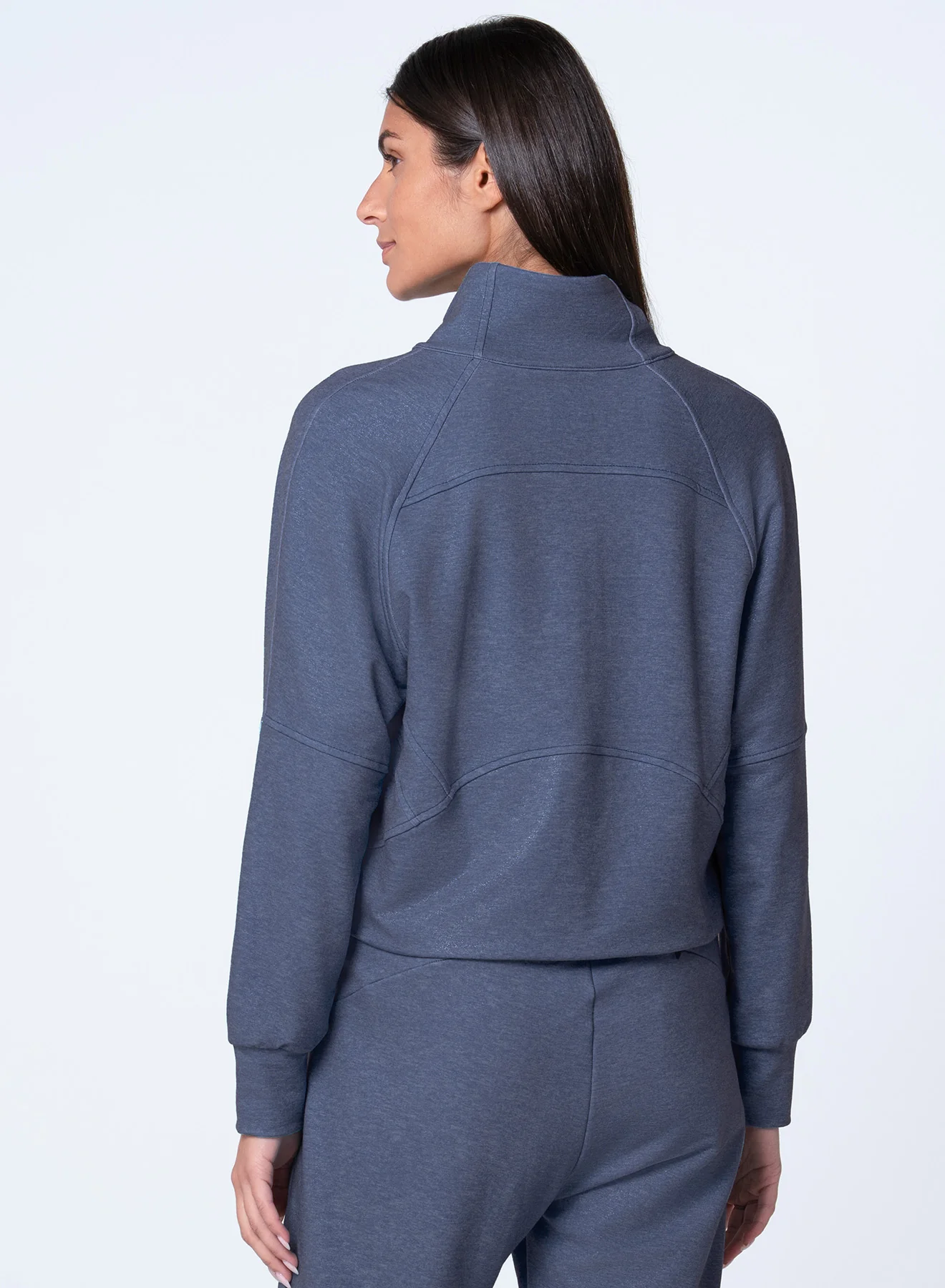 Renew 1/4 Zip Heather Long Sleeve - Image 4