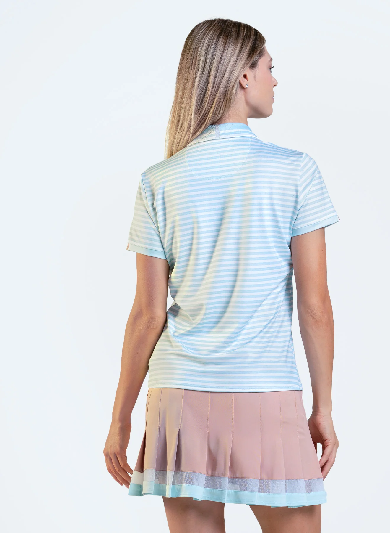 Riviera Stripe Polo Short Sleeve - Image 4