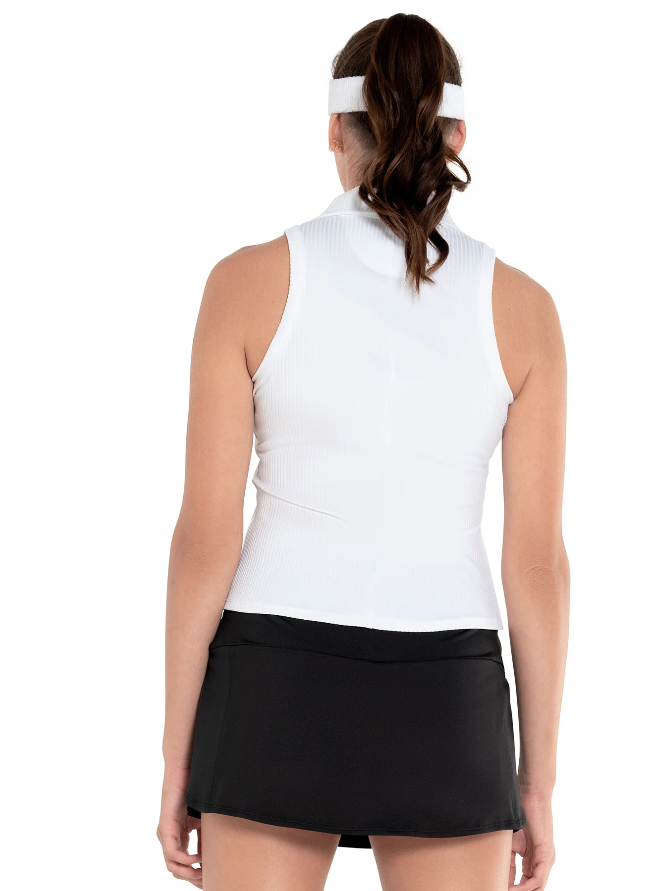 Sleeveless Rib Polo - Image 4